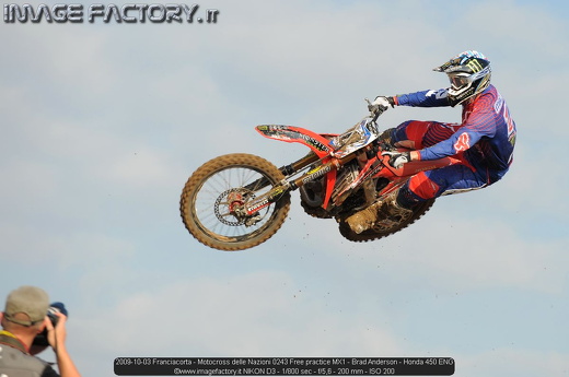 2009-10-03 Franciacorta - Motocross delle Nazioni 0243 Free practice MX1 - Brad Anderson - Honda 450 ENG